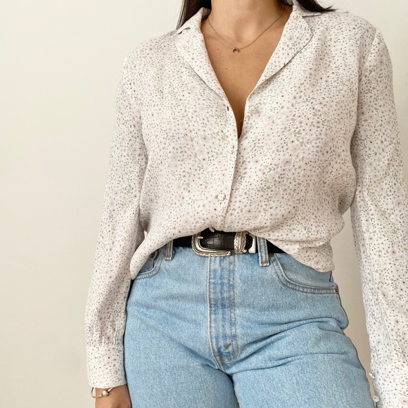 Aritzia Wilfred floral blouse - Picture 1 of 6
